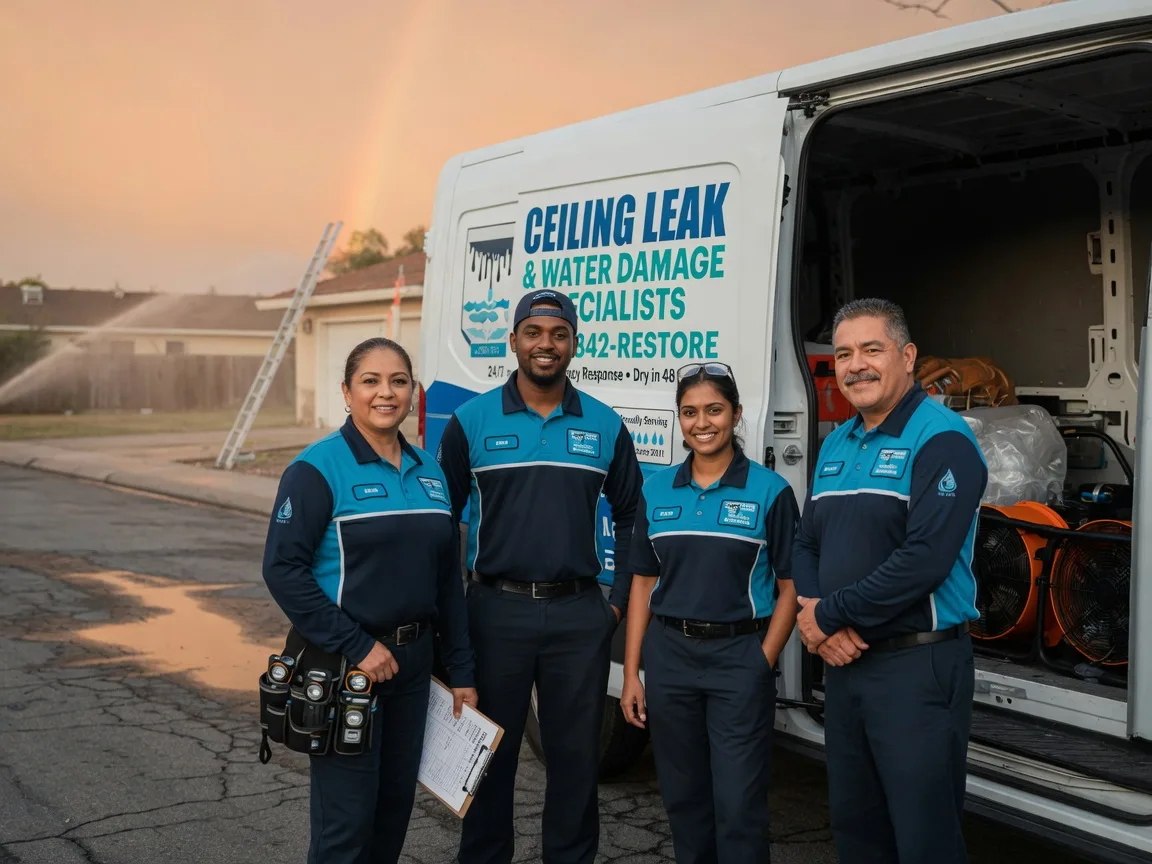 Ceiling Leak Cleanup company in China Village, ME